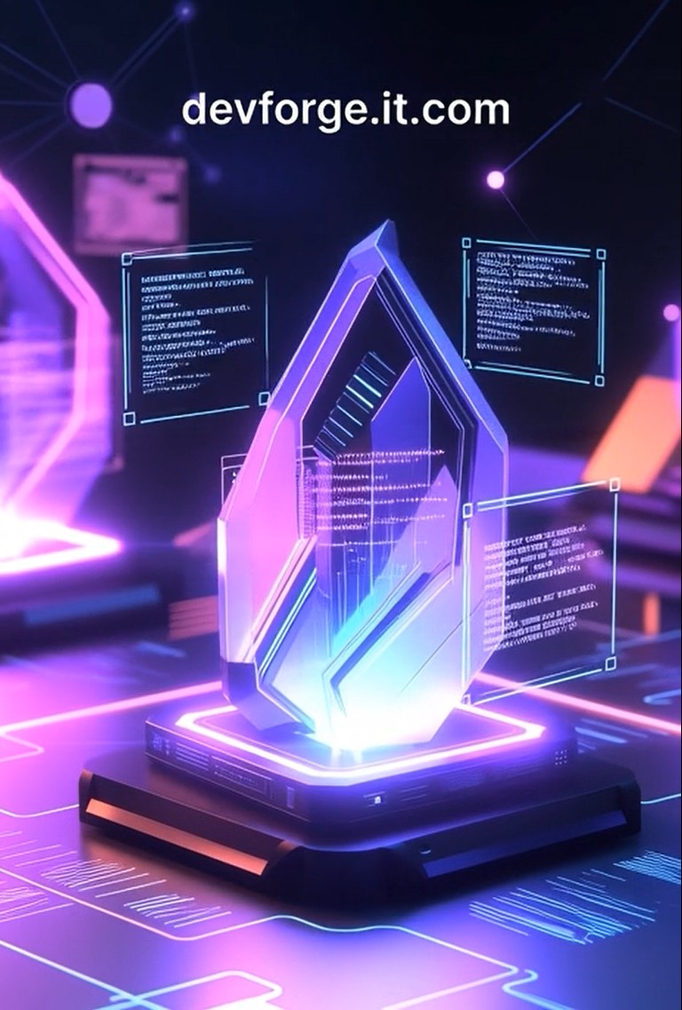 DevForge IT cybersecurity and monitoring visual